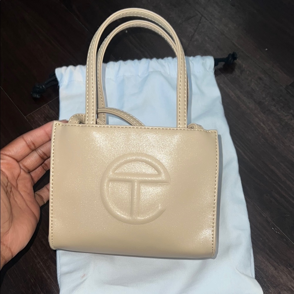 Telfar Beige Mini Bag